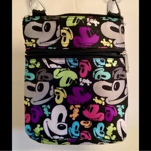 Disney Park Exclusive Mickey Mouse Colorful Crossbody Bag.